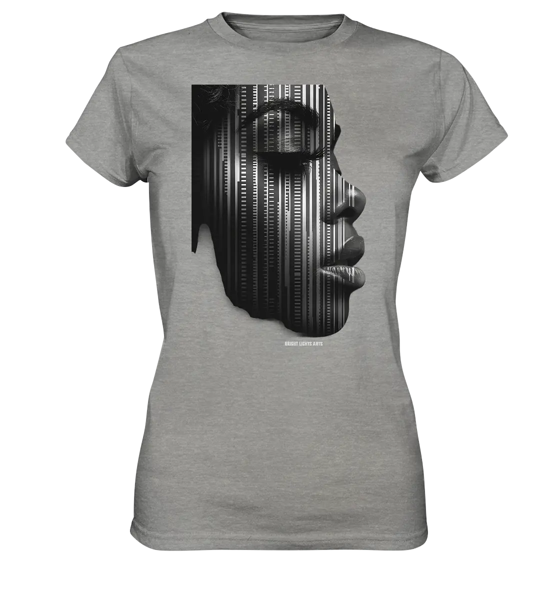 Digitale Identität – Moderne Kunst zwischen Mensch & Code - Ladies Premium Shirt Bright Lights Arts