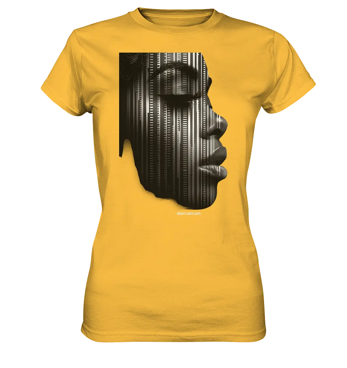 Digitale Identität – Moderne Kunst zwischen Mensch & Code - Ladies Premium Shirt Bright Lights Arts