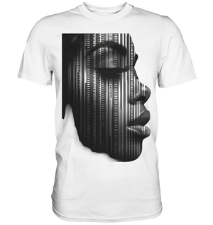 Digitale Identität – Moderne Kunst zwischen Mensch & Code - Premium Shirt Bright Lights Arts