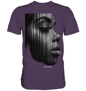 Digitale Identität – Moderne Kunst zwischen Mensch & Code - Premium Shirt Bright Lights Arts