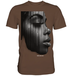 Digitale Identität – Moderne Kunst zwischen Mensch & Code - Premium Shirt Bright Lights Arts