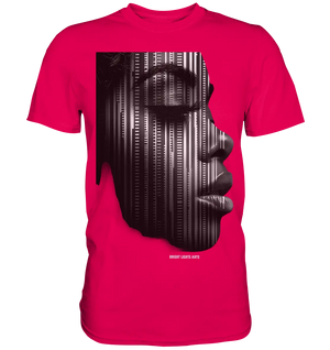 Digitale Identität – Moderne Kunst zwischen Mensch & Code - Premium Shirt Bright Lights Arts