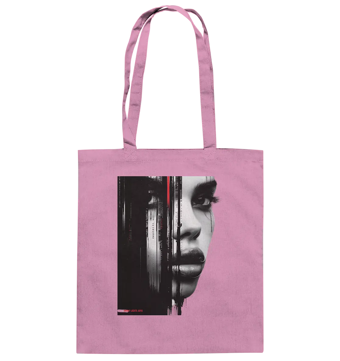 Digitales Mysterium: Fragmentierte Schönheit - Baumwolltasche Bright Lights Arts