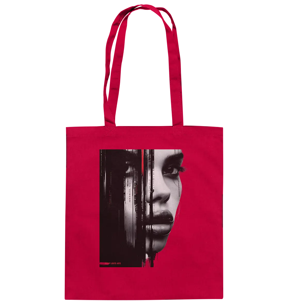 Digitales Mysterium: Fragmentierte Schönheit - Baumwolltasche Bright Lights Arts