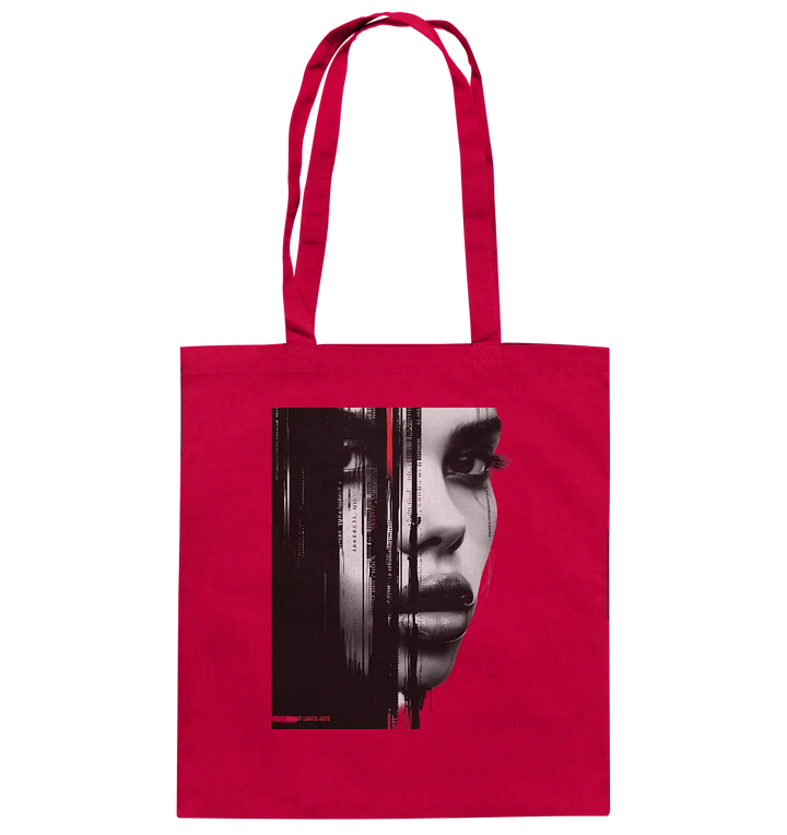 Digitales Mysterium: Fragmentierte Schönheit - Baumwolltasche Bright Lights Arts