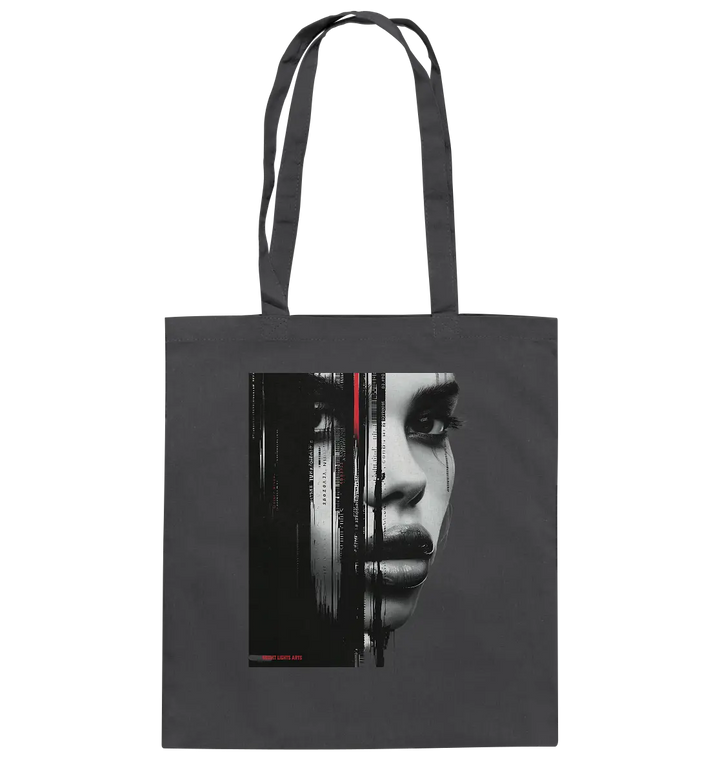 Digitales Mysterium: Fragmentierte Schönheit - Baumwolltasche Bright Lights Arts