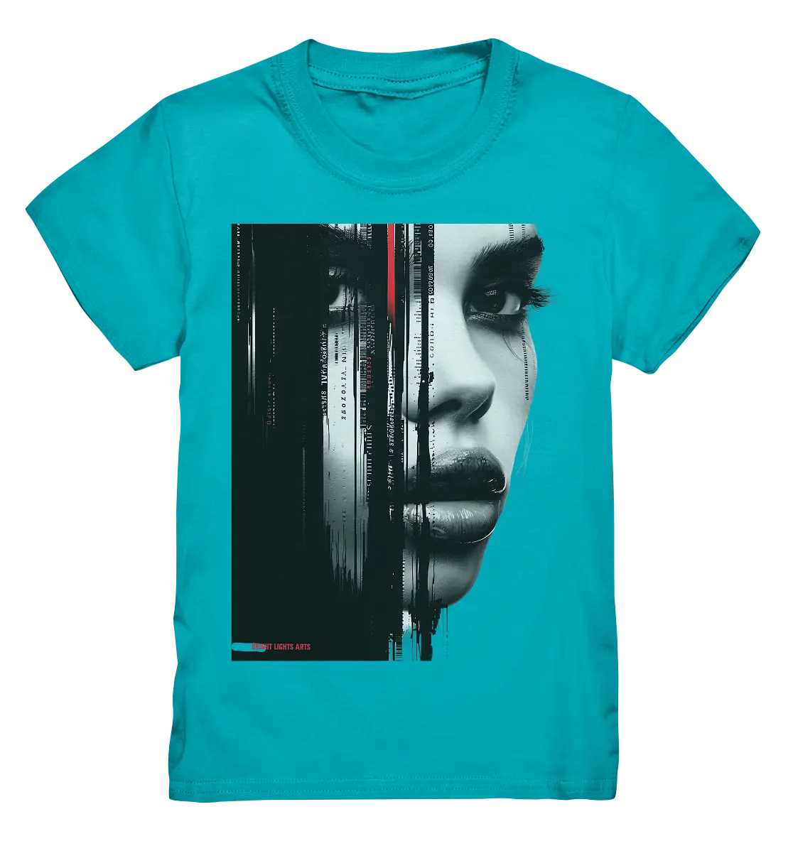 Digitales Mysterium: Fragmentierte Schönheit - Kids Premium Shirt Bright Lights Arts
