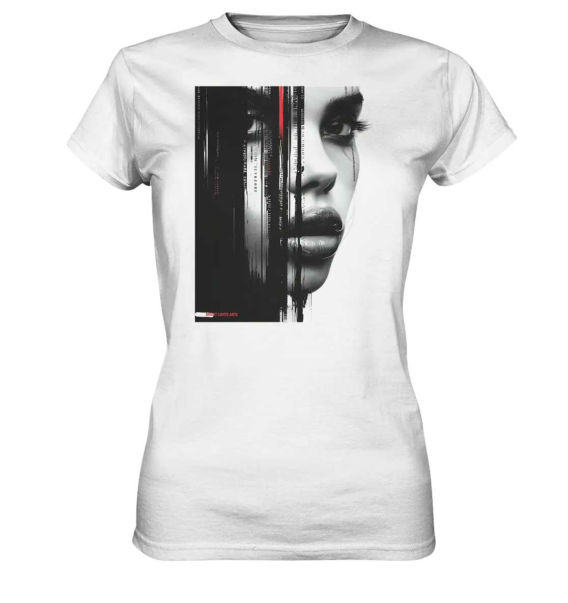 Digitales Mysterium: Fragmentierte Schönheit - Ladies Premium Shirt Bright Lights Arts