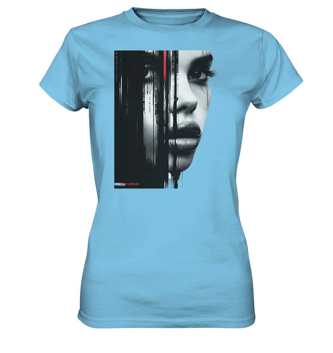 Digitales Mysterium: Fragmentierte Schönheit - Ladies Premium Shirt Bright Lights Arts