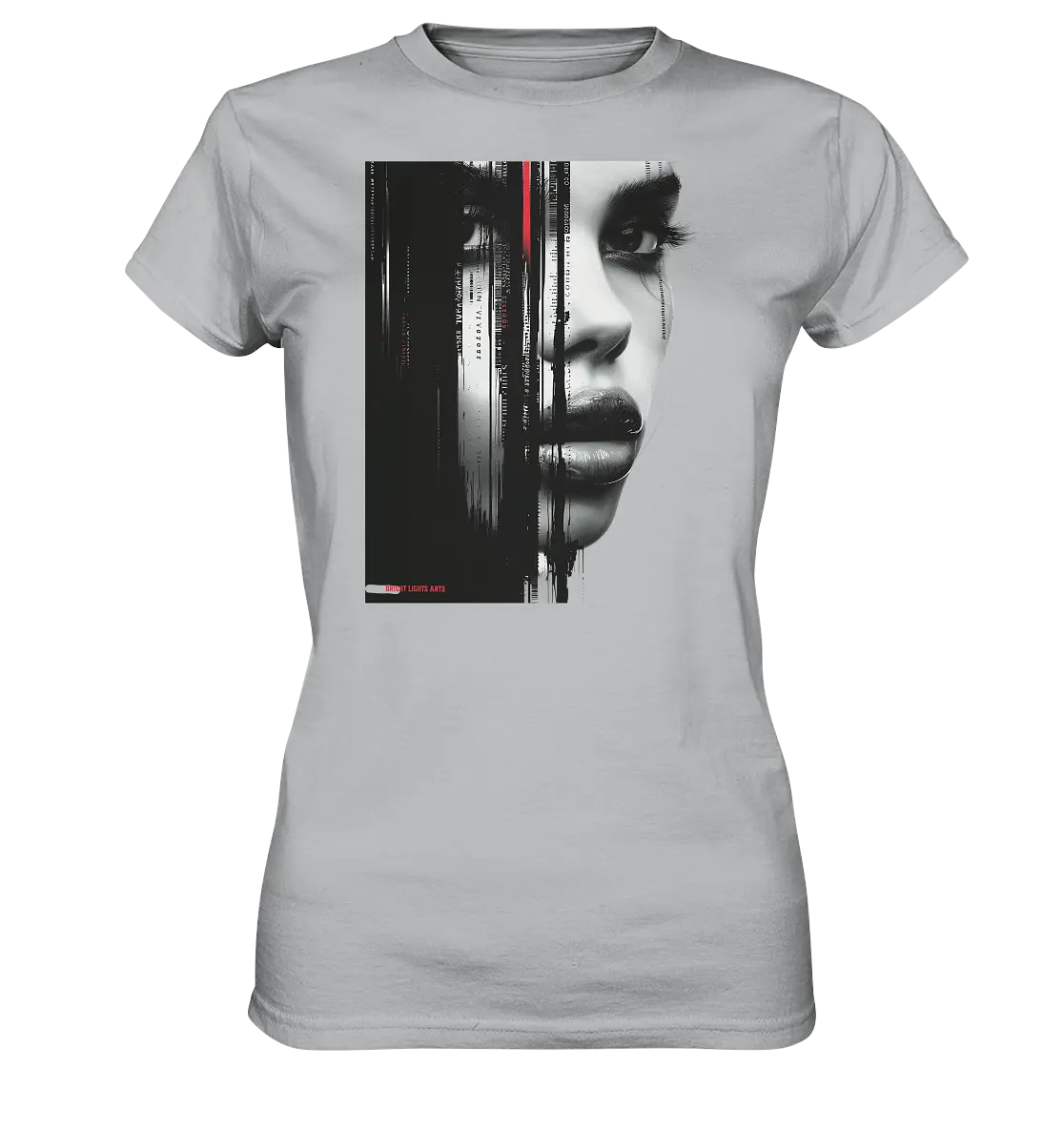 Digitales Mysterium: Fragmentierte Schönheit - Ladies Premium Shirt Bright Lights Arts