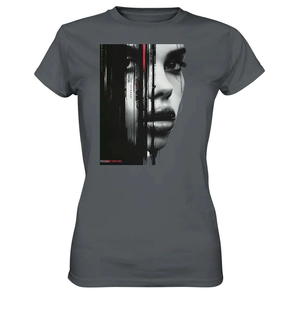 Digitales Mysterium: Fragmentierte Schönheit - Ladies Premium Shirt Bright Lights Arts