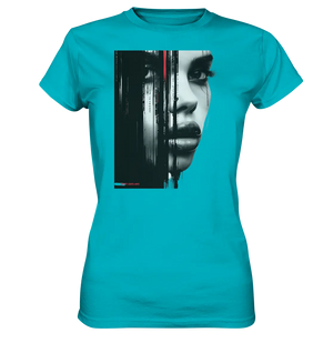 Digitales Mysterium: Fragmentierte Schönheit - Ladies Premium Shirt Bright Lights Arts