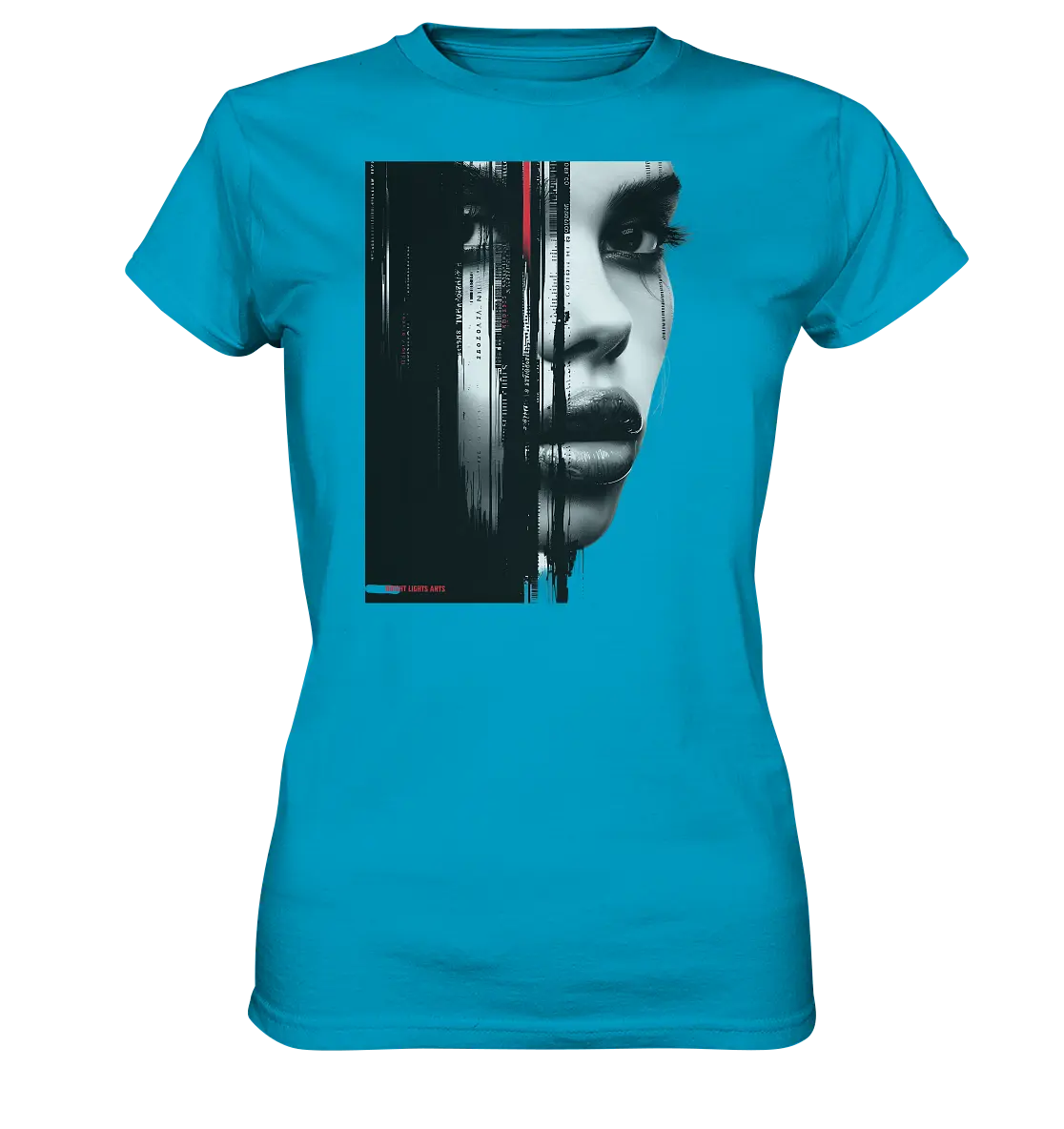 Digitales Mysterium: Fragmentierte Schönheit - Ladies Premium Shirt Bright Lights Arts