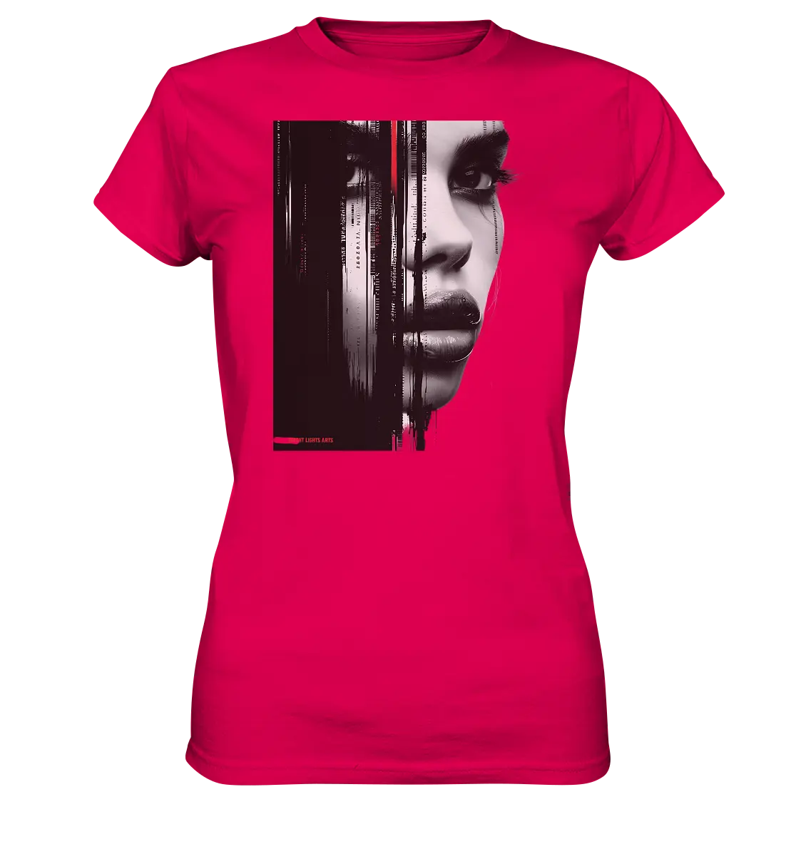 Digitales Mysterium: Fragmentierte Schönheit - Ladies Premium Shirt Bright Lights Arts