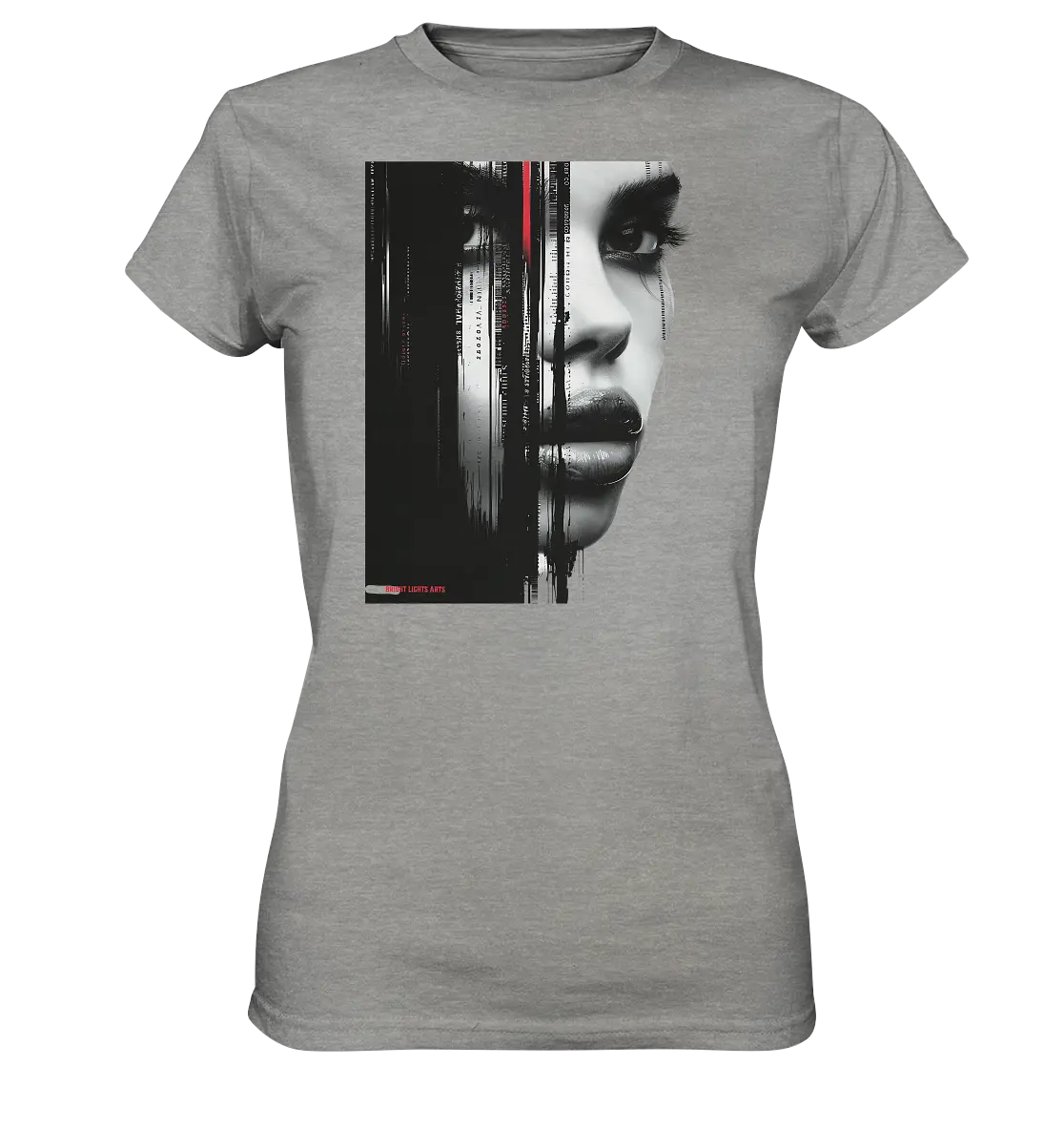 Digitales Mysterium: Fragmentierte Schönheit - Ladies Premium Shirt Bright Lights Arts