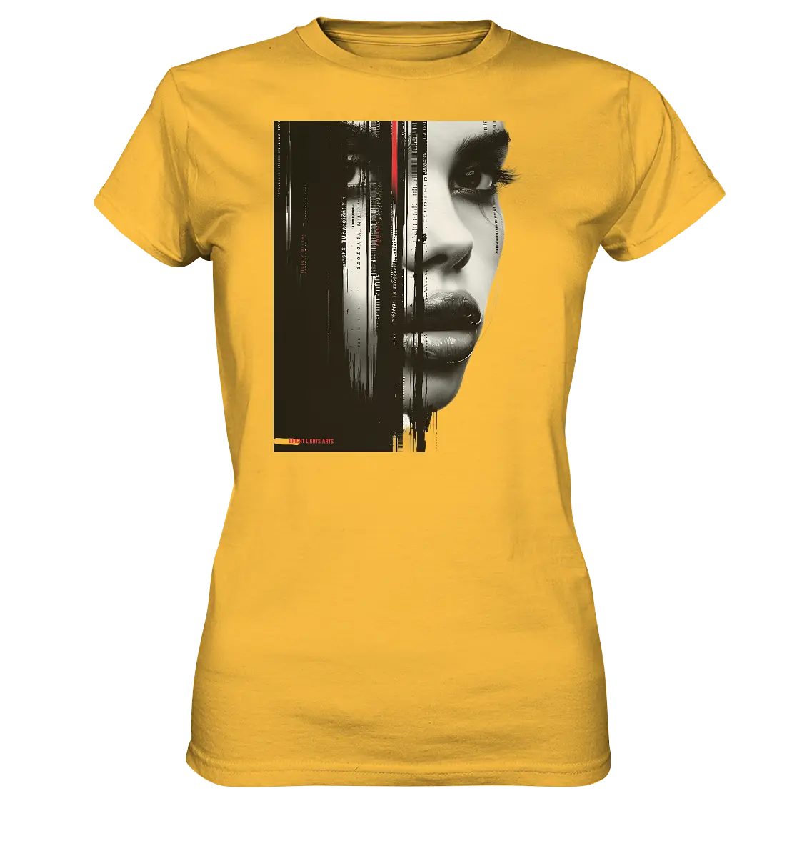 Digitales Mysterium: Fragmentierte Schönheit - Ladies Premium Shirt Bright Lights Arts
