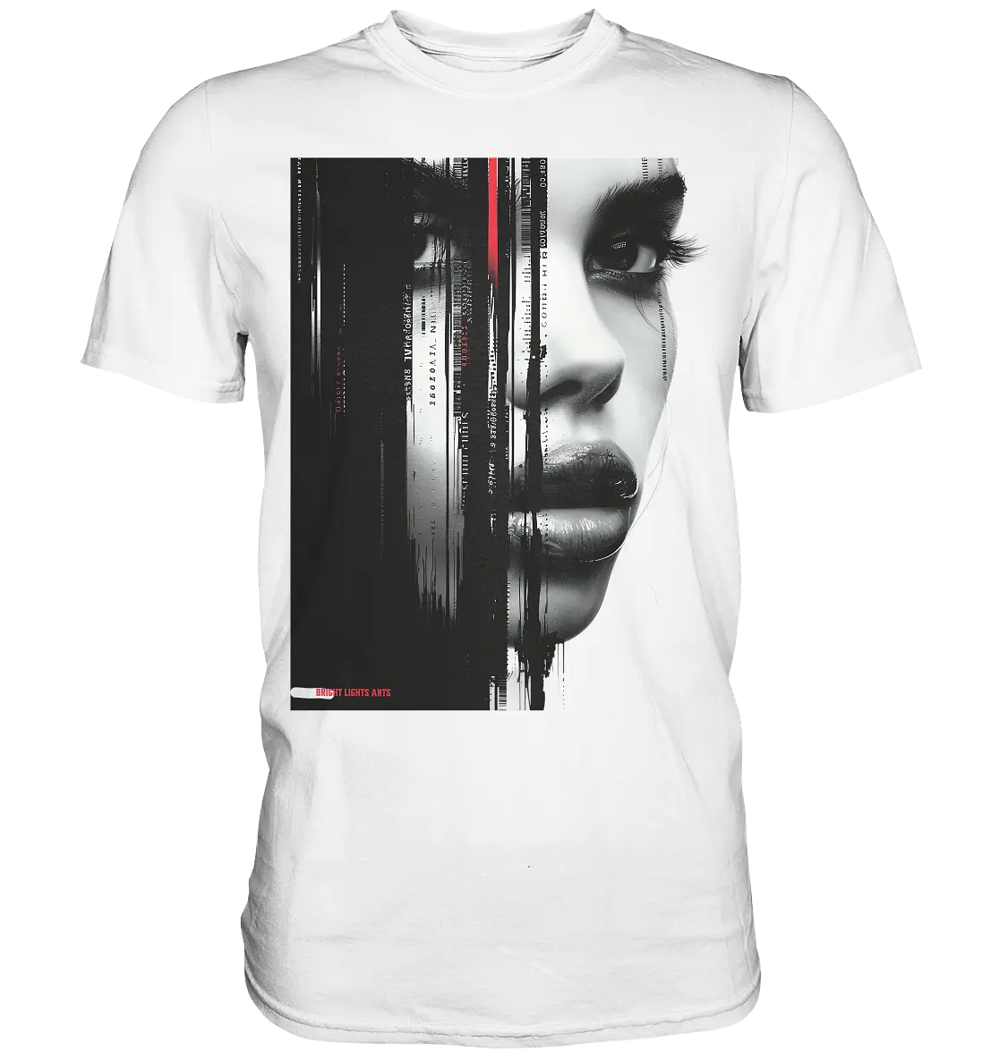 Digitales Mysterium: Fragmentierte Schönheit - Premium Shirt Bright Lights Arts