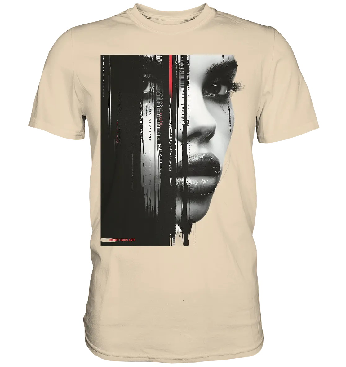 Digitales Mysterium: Fragmentierte Schönheit - Premium Shirt Bright Lights Arts