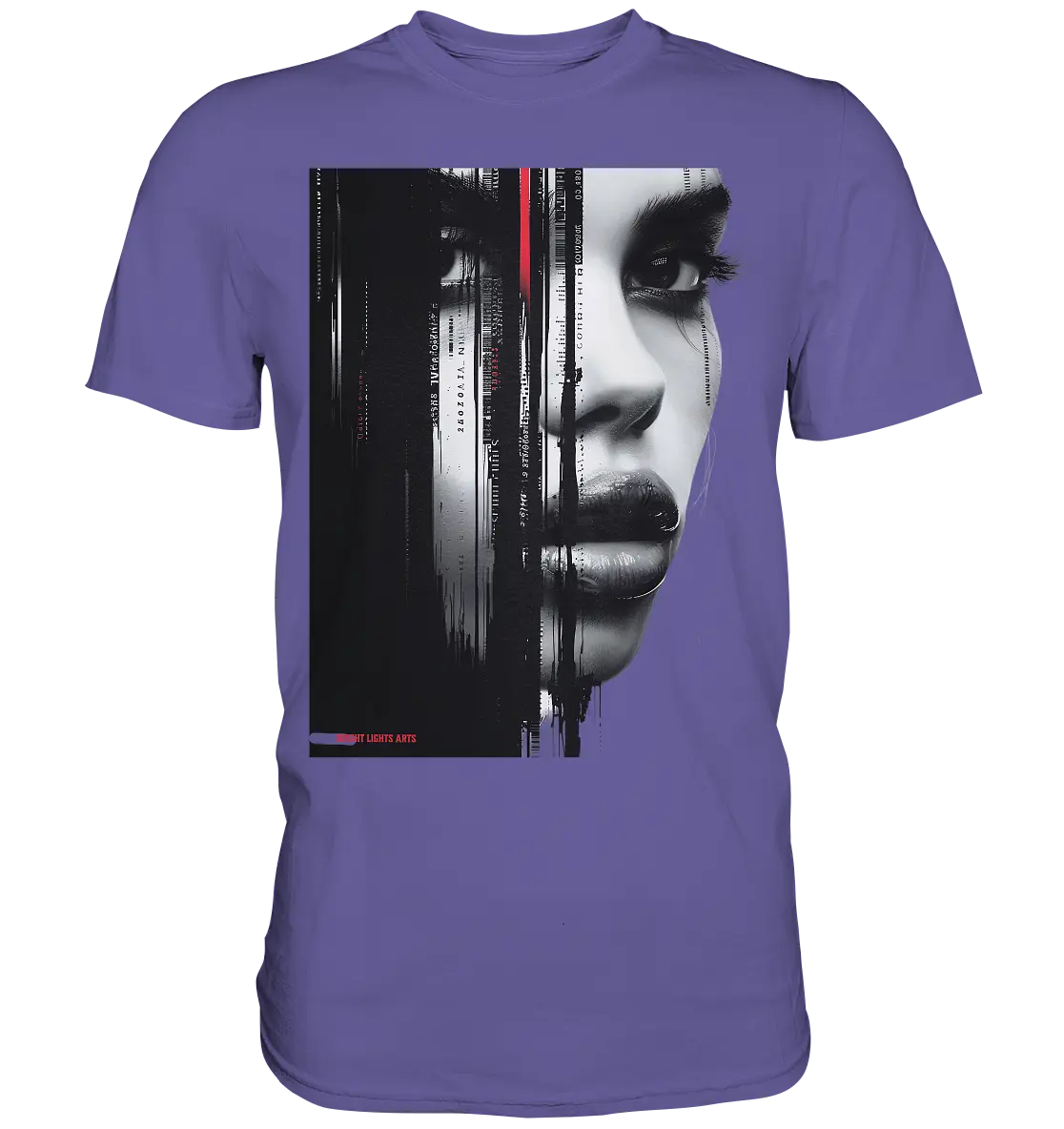 Digitales Mysterium: Fragmentierte Schönheit - Premium Shirt Bright Lights Arts