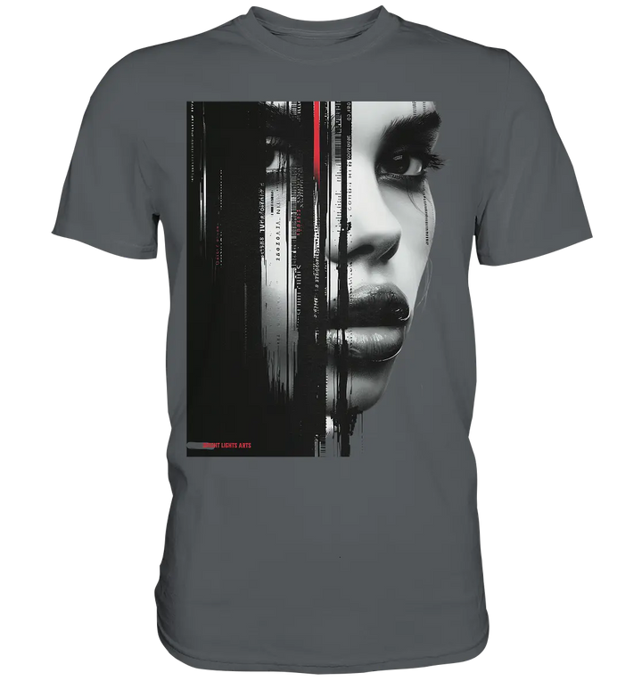 Digitales Mysterium: Fragmentierte Schönheit - Premium Shirt Bright Lights Arts