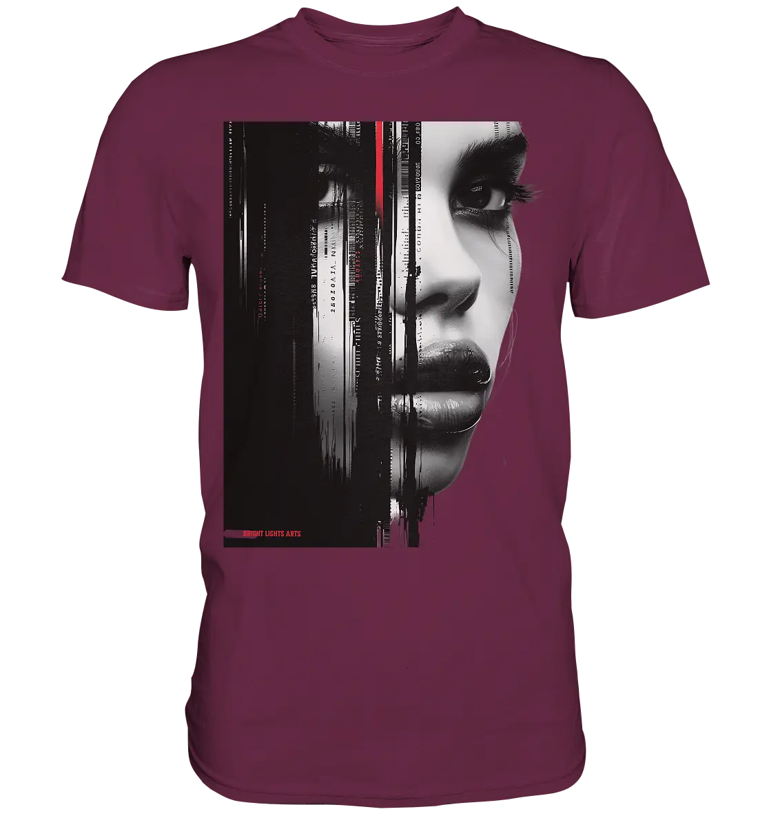 Digitales Mysterium: Fragmentierte Schönheit - Premium Shirt Bright Lights Arts