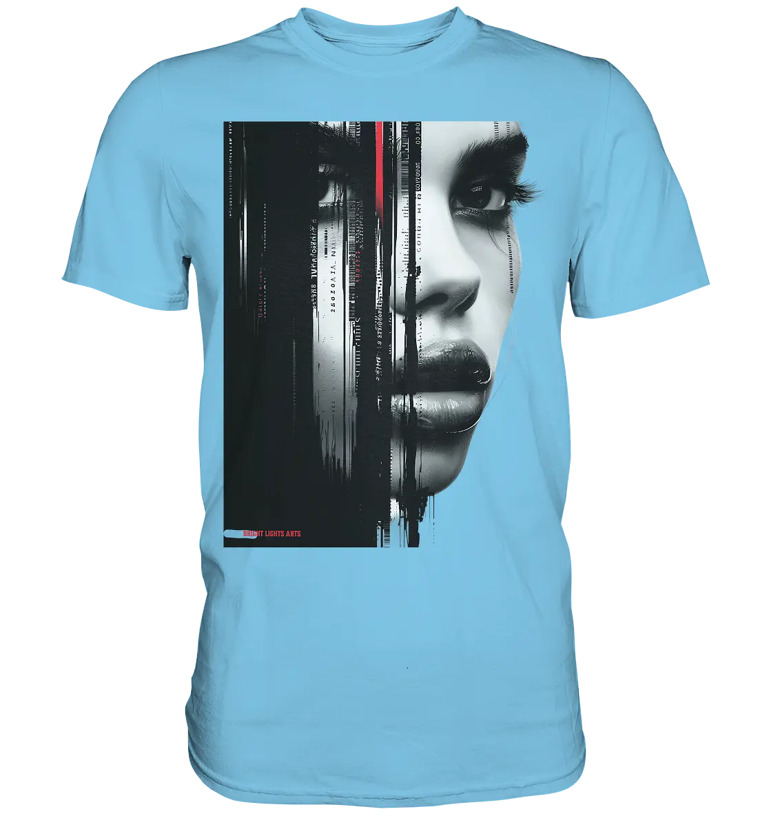 Digitales Mysterium: Fragmentierte Schönheit - Premium Shirt Bright Lights Arts