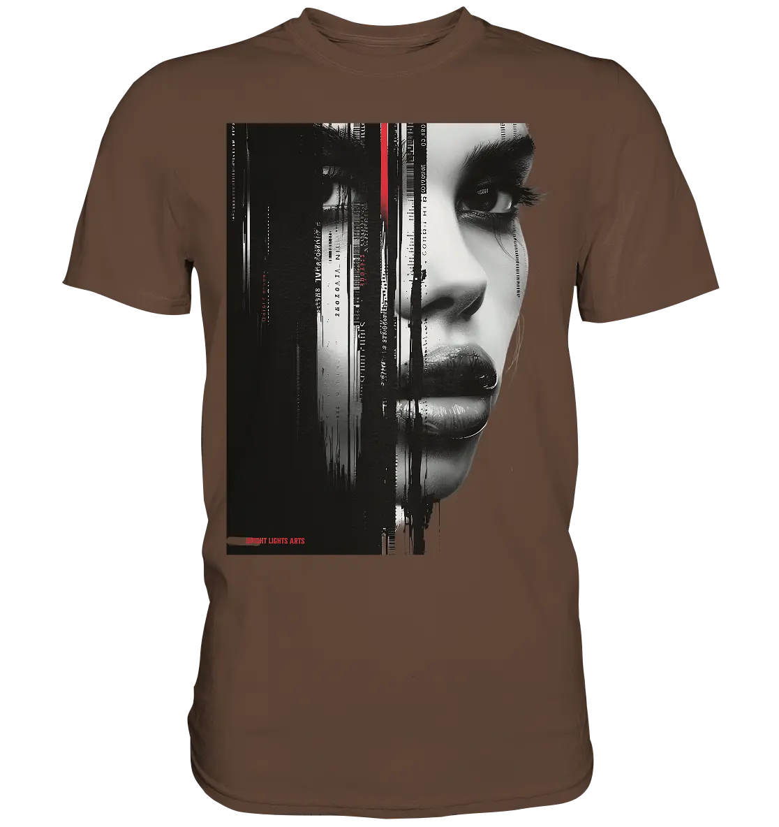 Digitales Mysterium: Fragmentierte Schönheit - Premium Shirt Bright Lights Arts