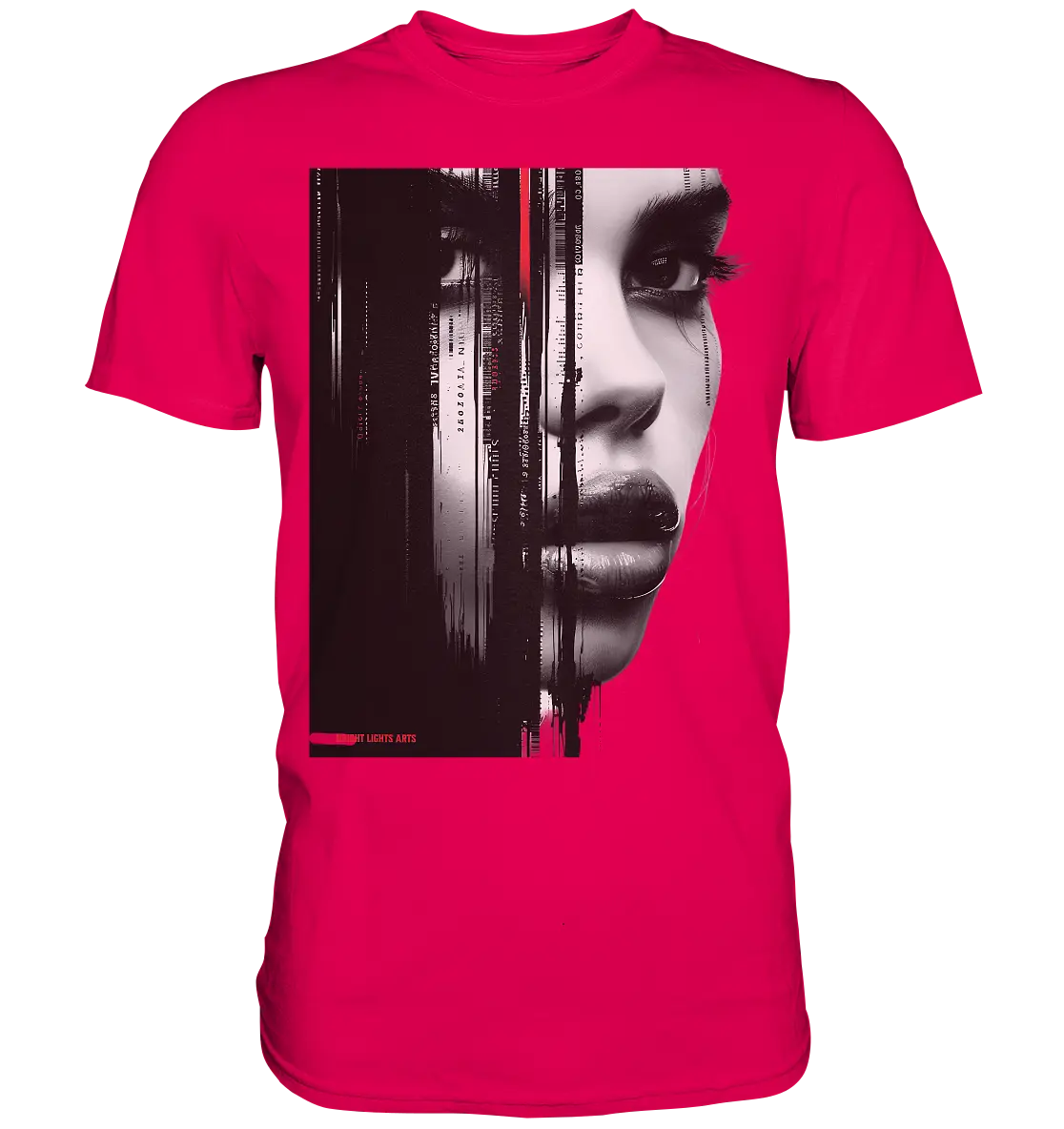 Digitales Mysterium: Fragmentierte Schönheit - Premium Shirt Bright Lights Arts