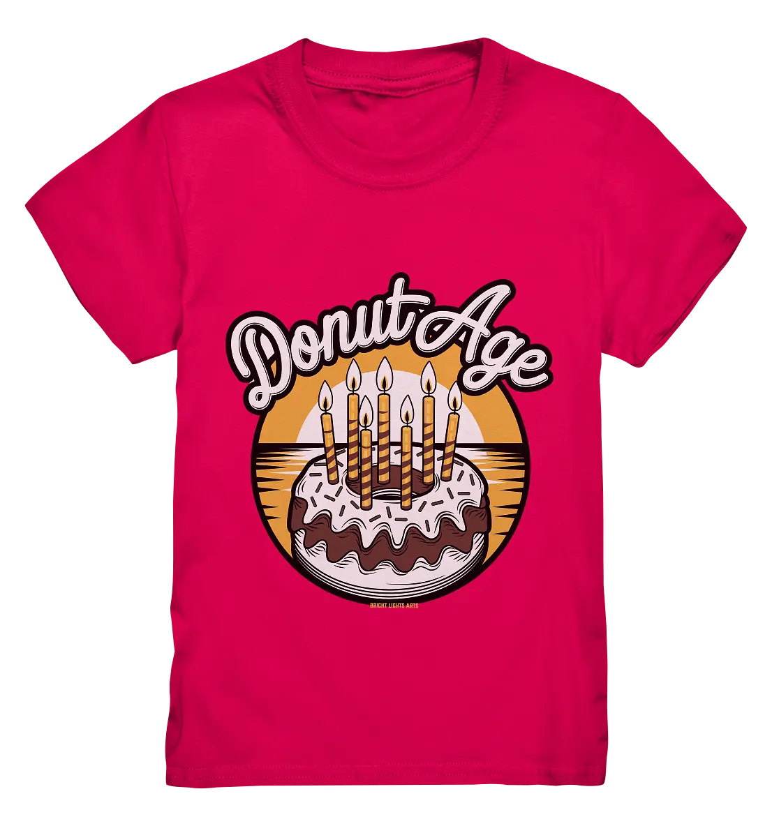 Donut Age - Süße Feiern mit Humor - Kids Premium Shirt Bright Lights Arts