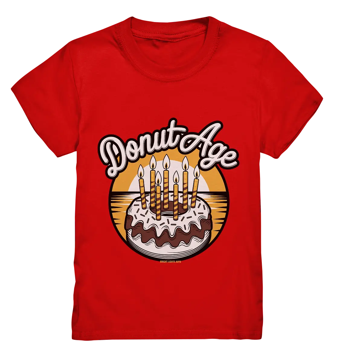 Donut Age - Süße Feiern mit Humor - Kids Premium Shirt Bright Lights Arts