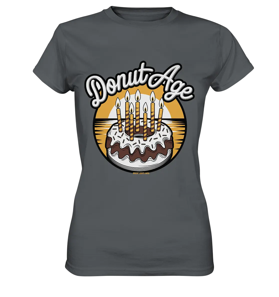 Donut Age - Süße Feiern mit Humor - Ladies Premium Shirt Bright Lights Arts
