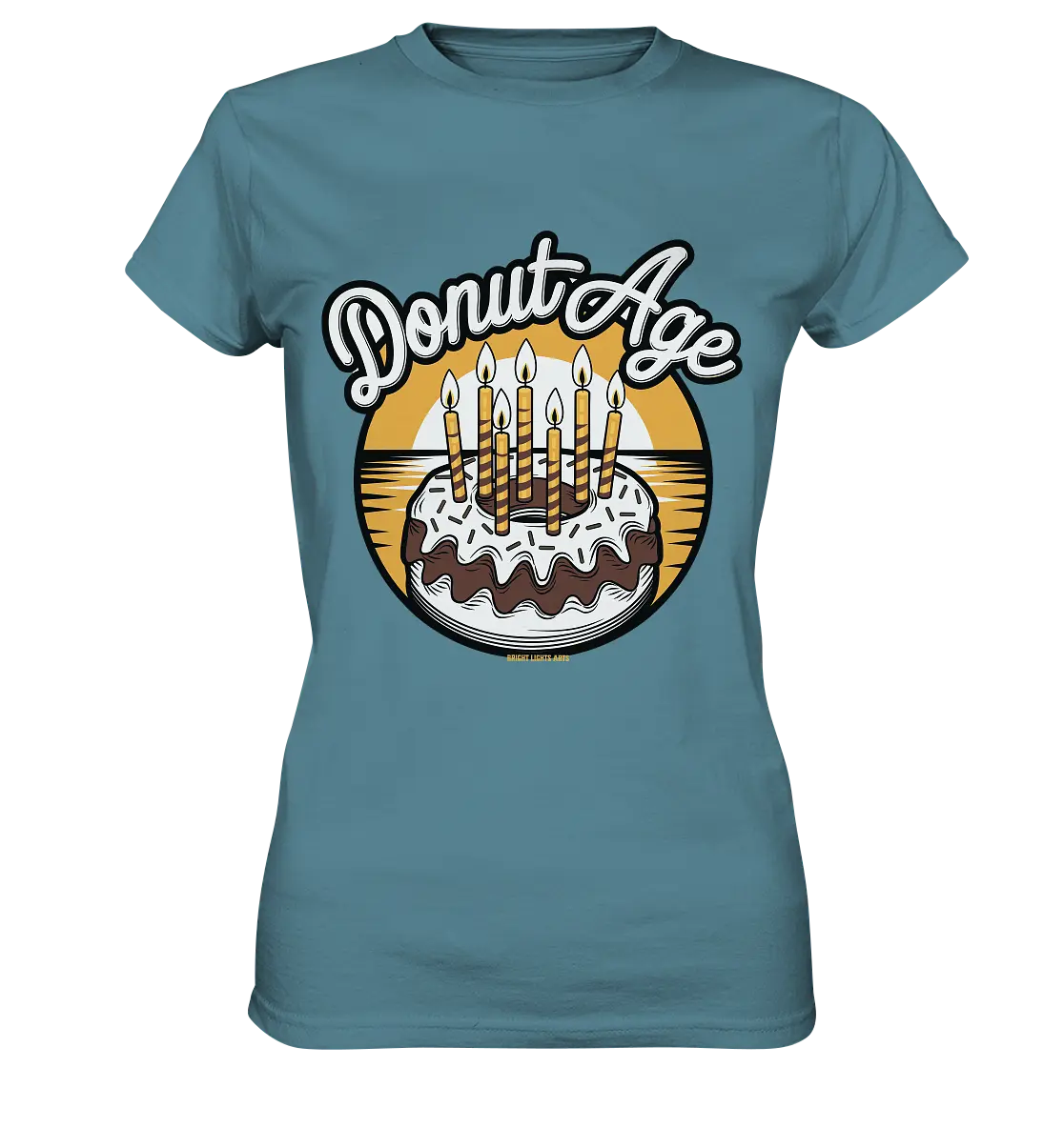 Donut Age - Süße Feiern mit Humor - Ladies Premium Shirt Bright Lights Arts