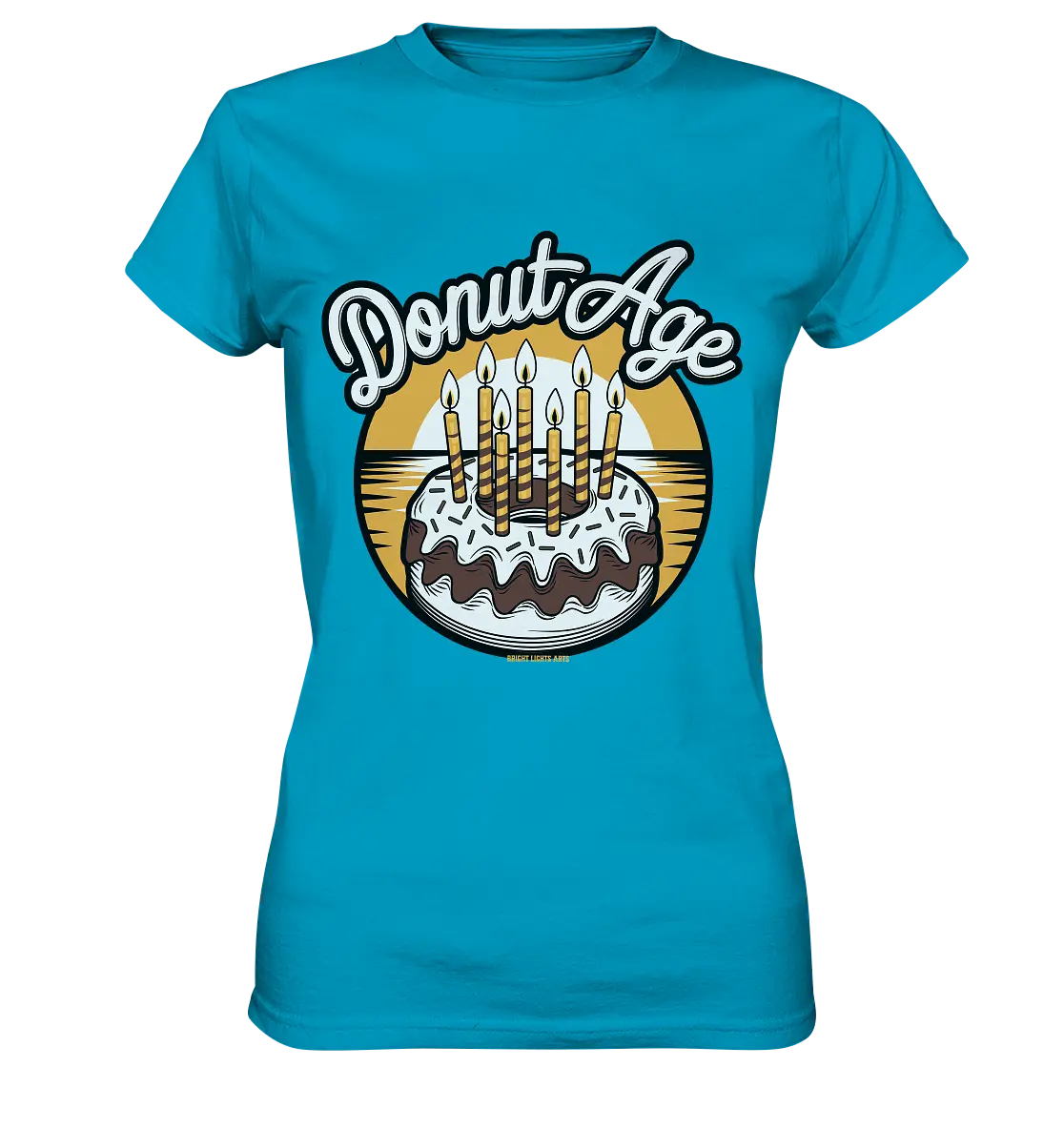 Donut Age - Süße Feiern mit Humor - Ladies Premium Shirt Bright Lights Arts