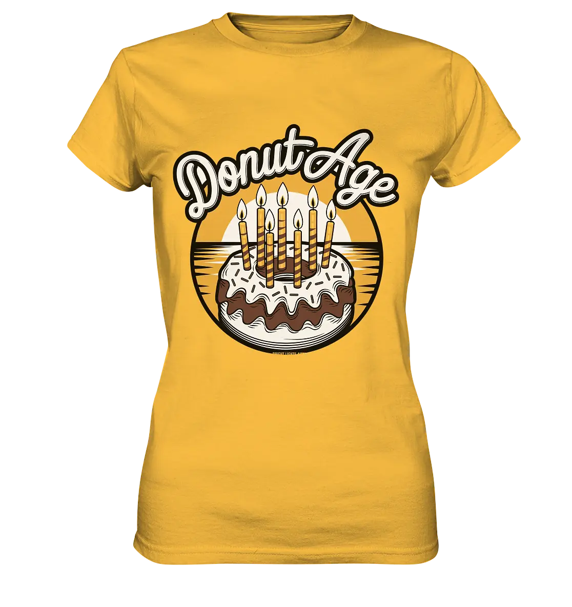 Donut Age - Süße Feiern mit Humor - Ladies Premium Shirt Bright Lights Arts