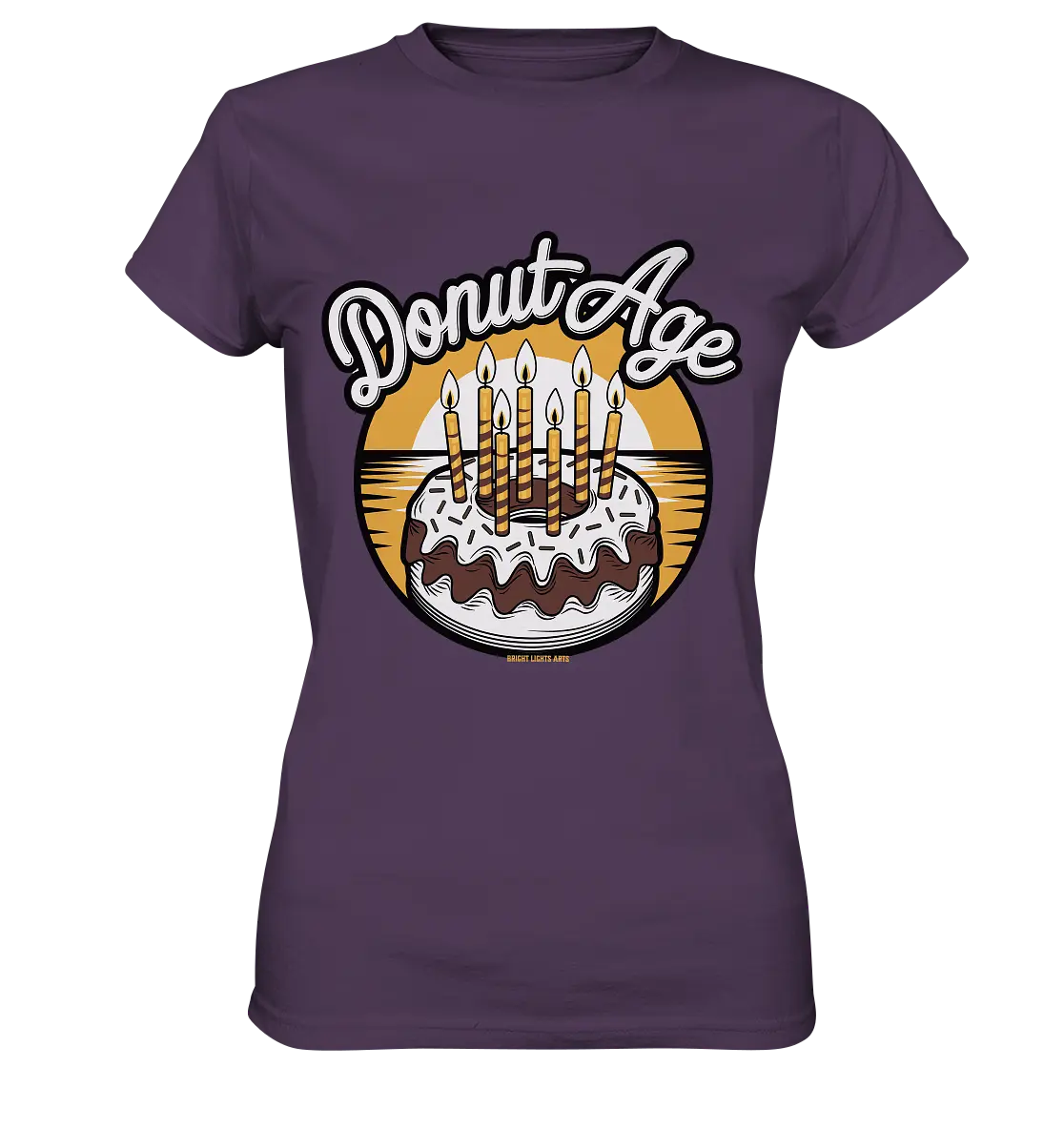 Donut Age - Süße Feiern mit Humor - Ladies Premium Shirt Bright Lights Arts