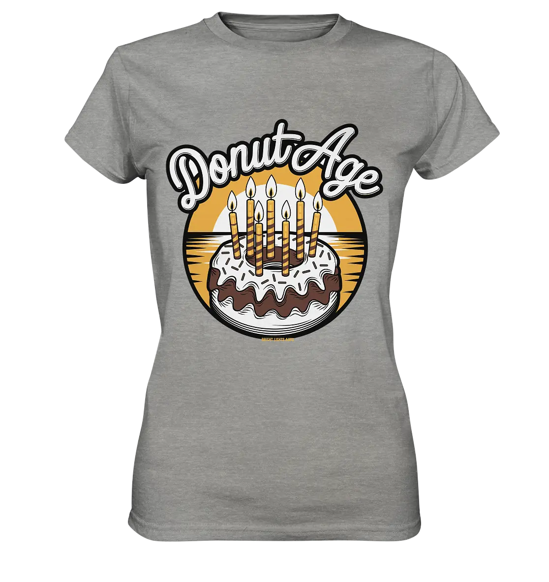 Donut Age - Süße Feiern mit Humor - Ladies Premium Shirt Bright Lights Arts