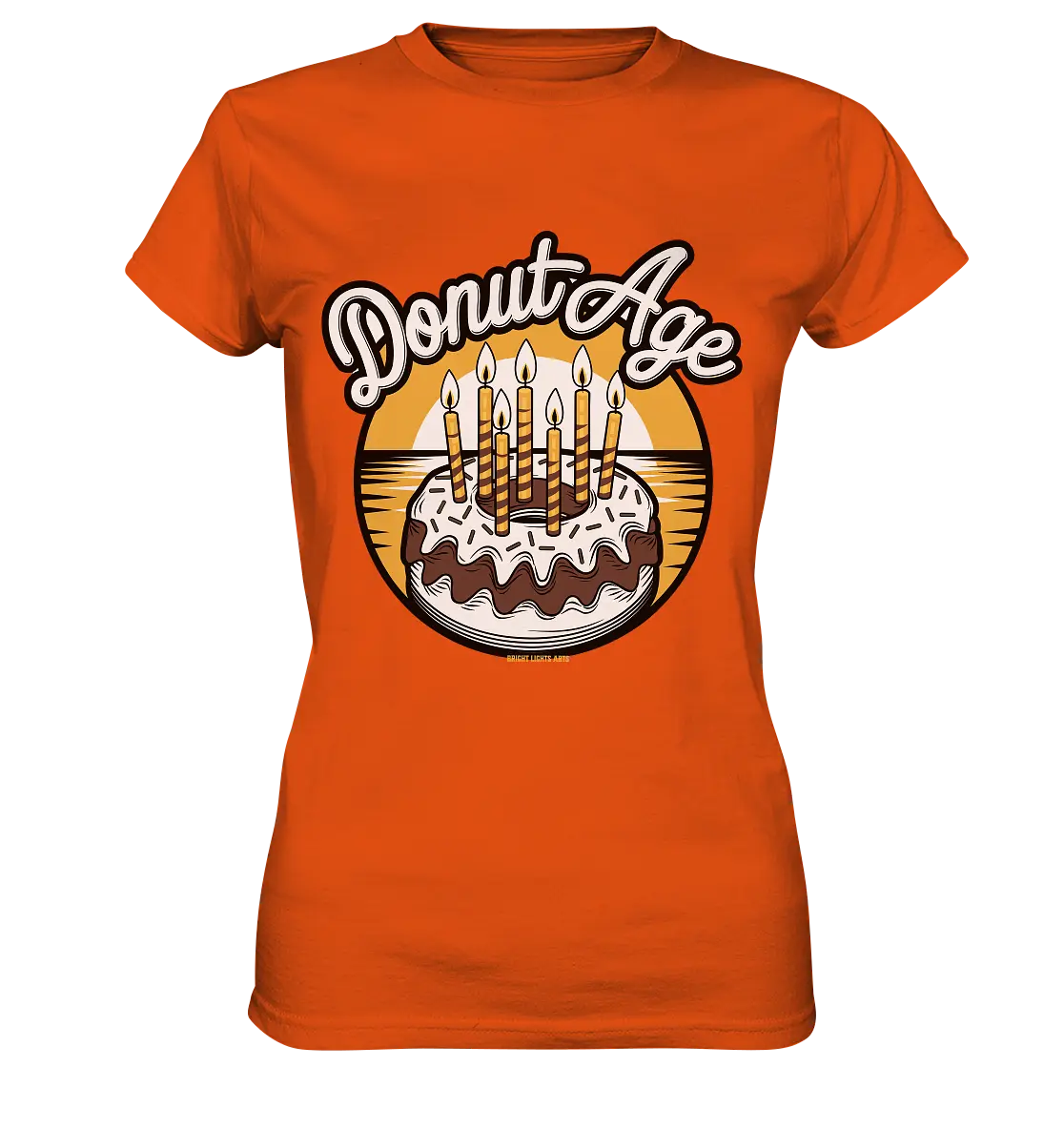 Donut Age - Süße Feiern mit Humor - Ladies Premium Shirt Bright Lights Arts