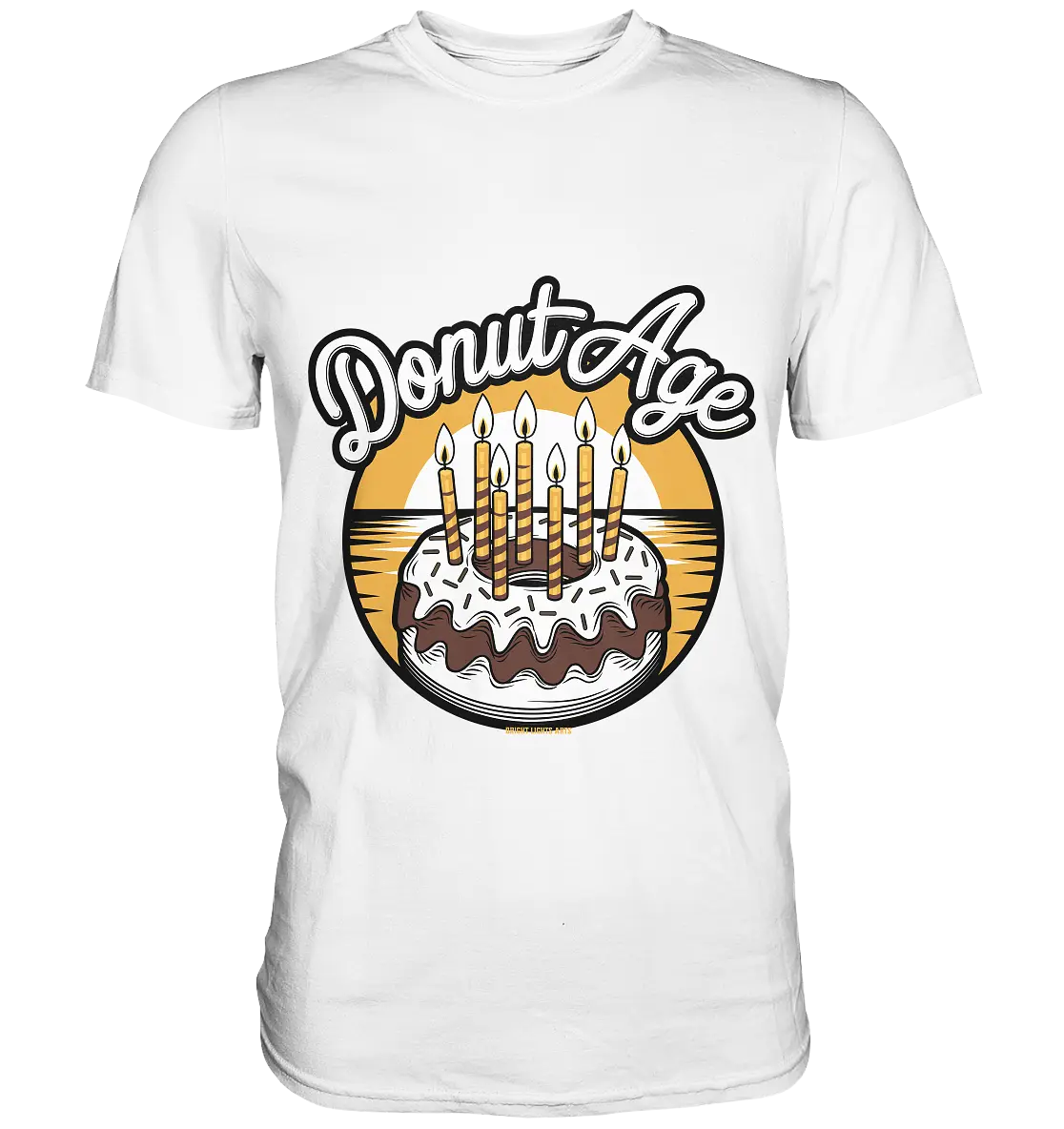 Donut Age - Süße Feiern mit Humor - Premium Shirt Bright Lights Arts