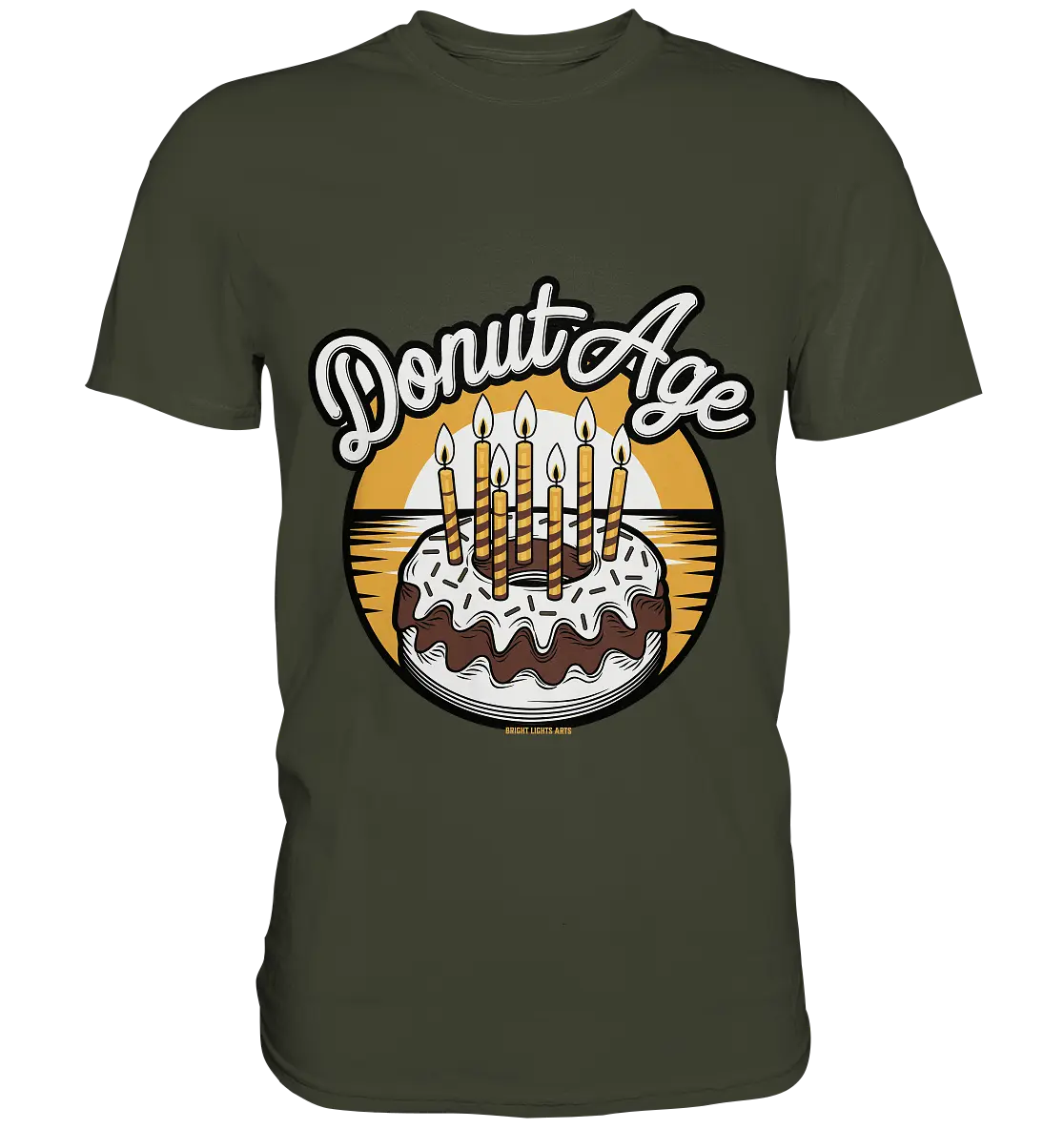 Donut Age - Süße Feiern mit Humor - Premium Shirt Bright Lights Arts