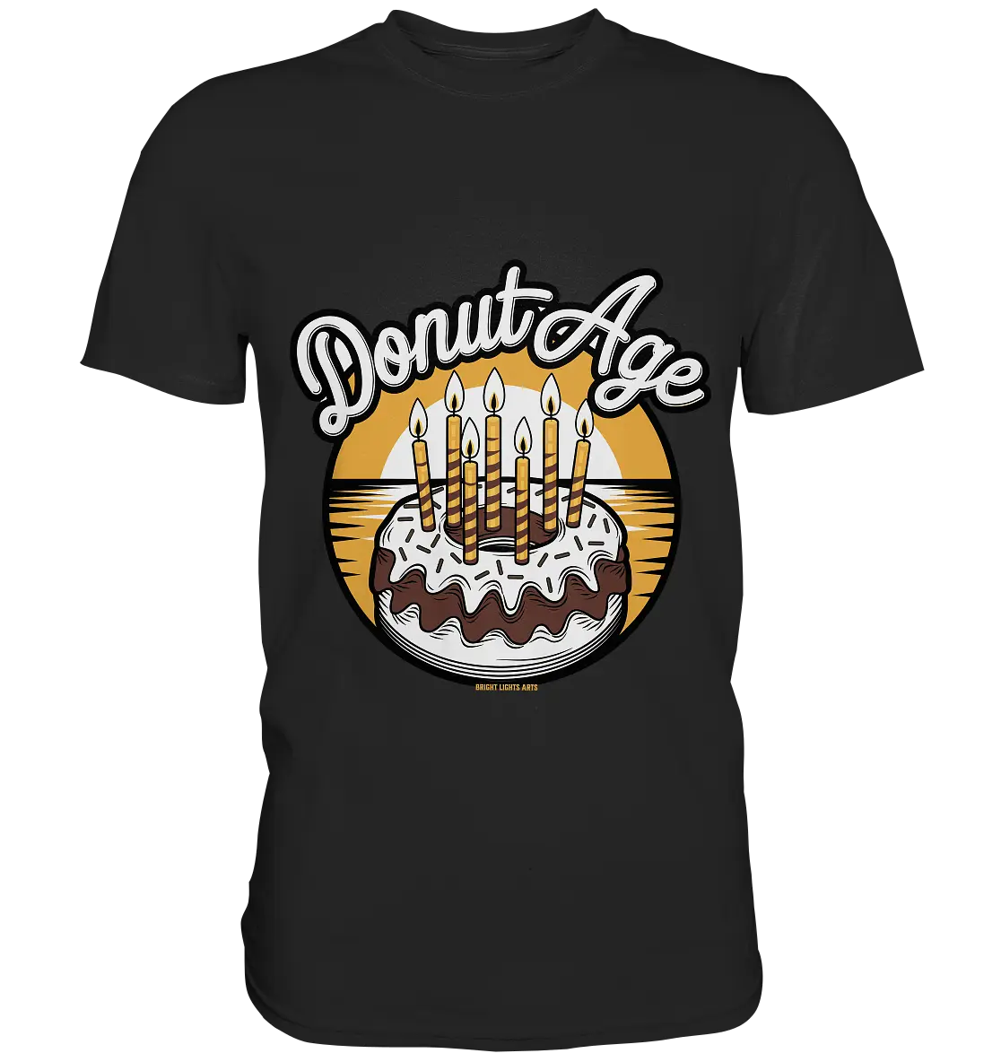 Donut Age - Süße Feiern mit Humor - Premium Shirt Bright Lights Arts