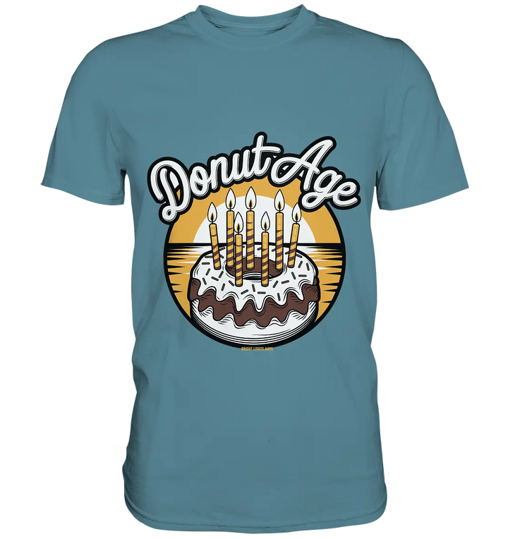 Donut Age - Süße Feiern mit Humor - Premium Shirt Bright Lights Arts