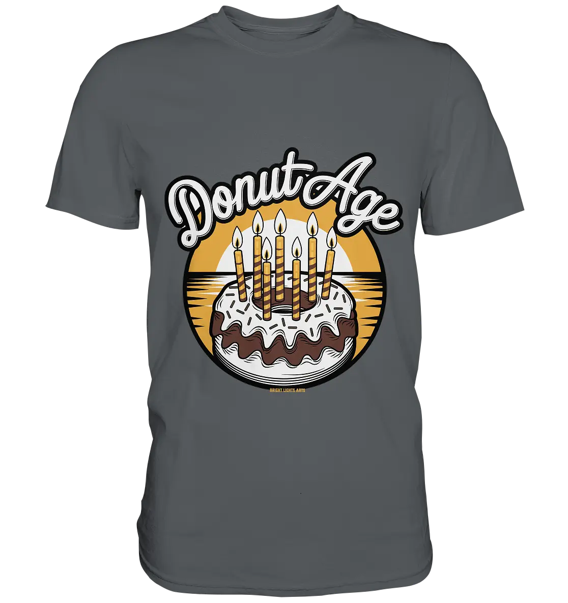 Donut Age - Süße Feiern mit Humor - Premium Shirt Bright Lights Arts