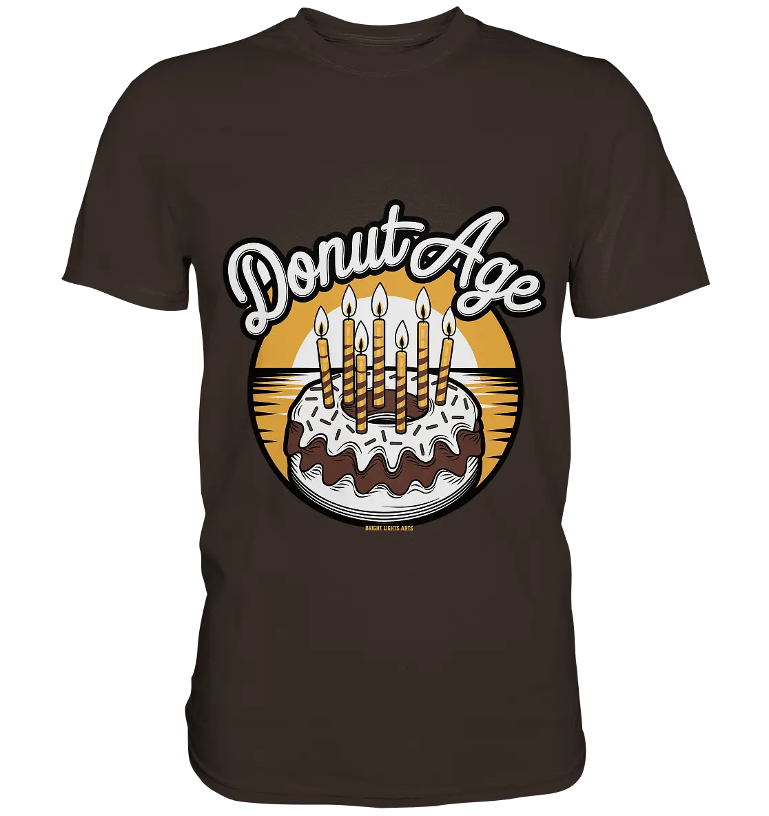 Donut Age - Süße Feiern mit Humor - Premium Shirt Bright Lights Arts