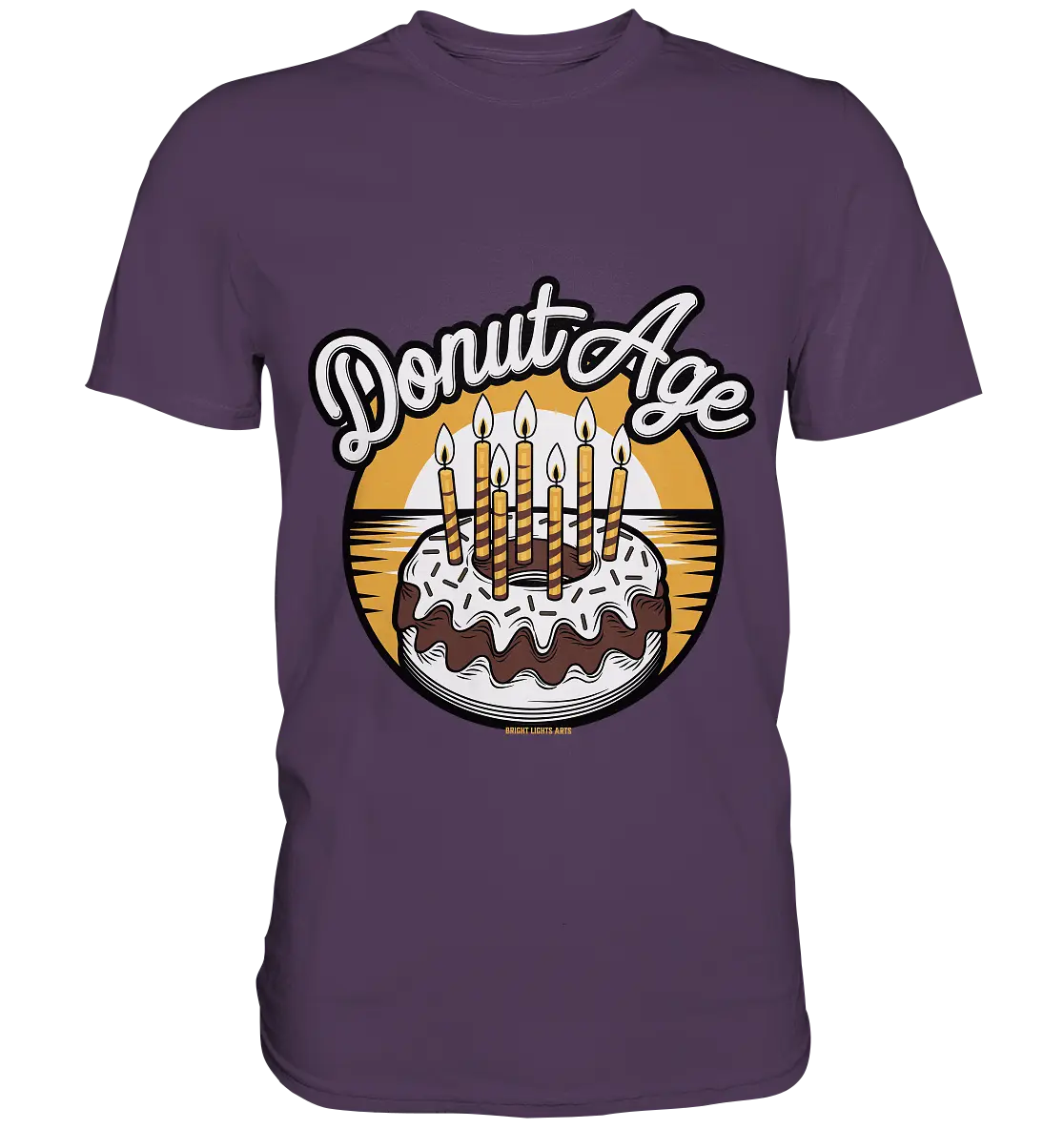 Donut Age - Süße Feiern mit Humor - Premium Shirt Bright Lights Arts