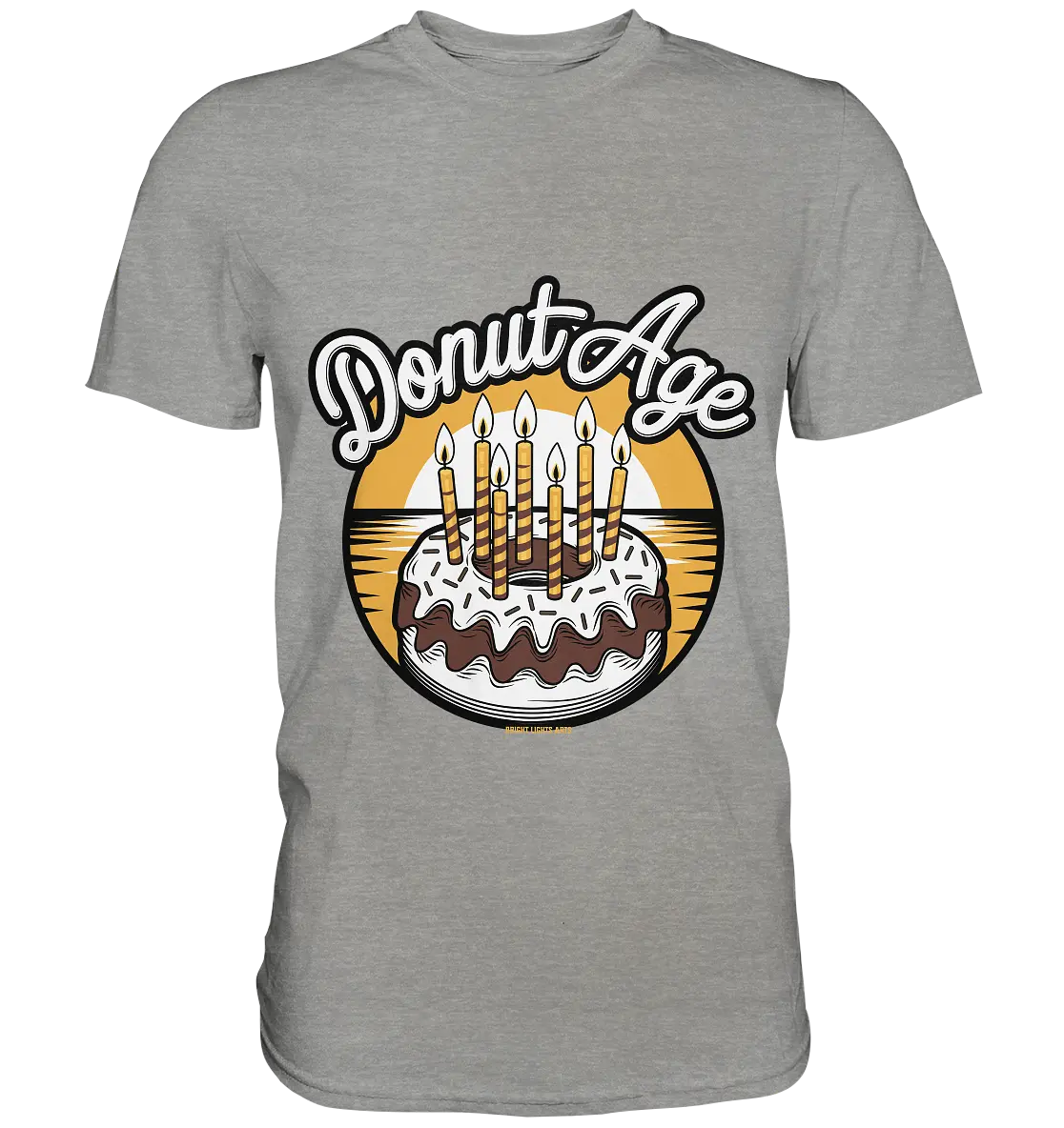 Donut Age - Süße Feiern mit Humor - Premium Shirt Bright Lights Arts