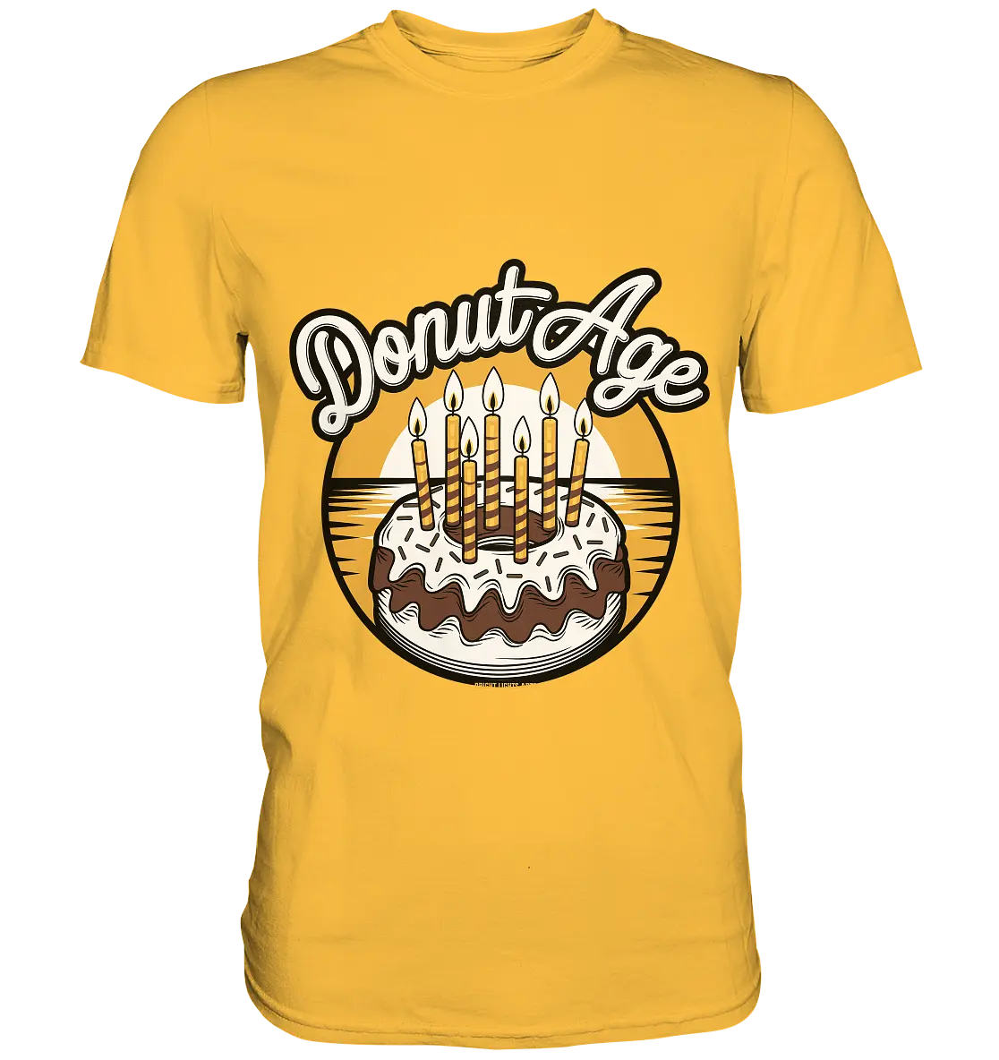 Donut Age - Süße Feiern mit Humor - Premium Shirt Bright Lights Arts