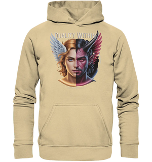 Dualität in uns – Engel & Dämon im Gleichgewicht ???????? - Basic Unisex Hoodie - Bright Lights Arts