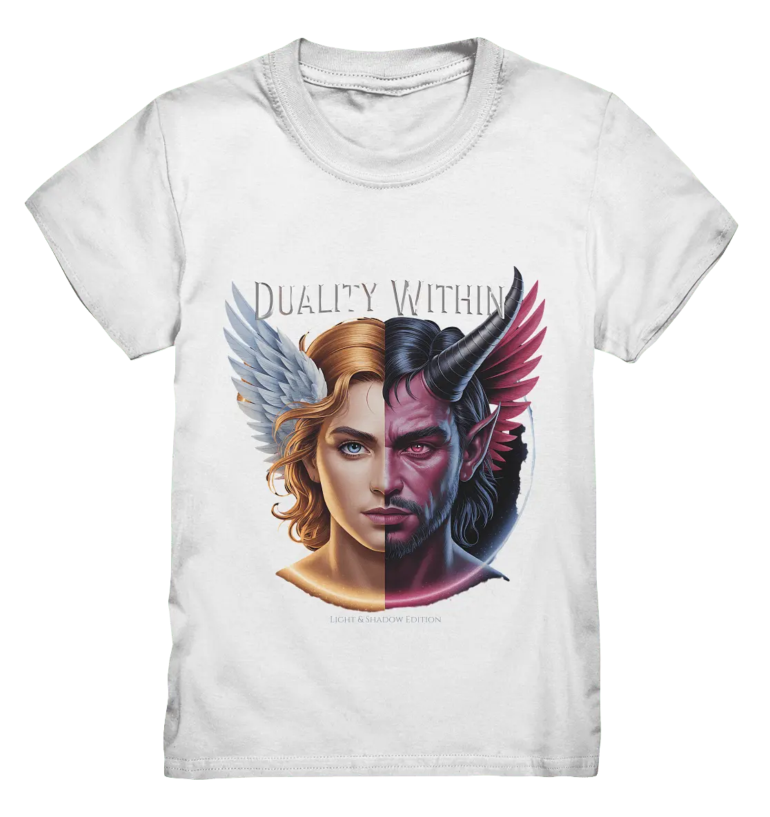 Dualität in uns – Engel & Dämon im Gleichgewicht ???????? - Kids Premium Shirt - Bright Lights Arts