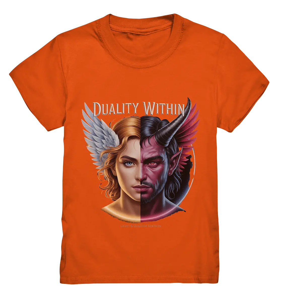 Dualität in uns – Engel & Dämon im Gleichgewicht ???????? - Kids Premium Shirt - Bright Lights Arts