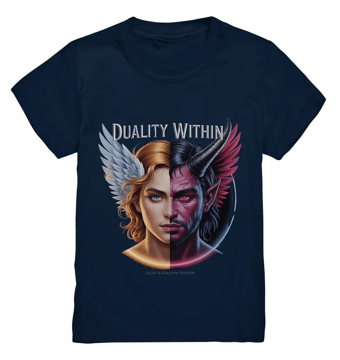 Dualität in uns – Engel & Dämon im Gleichgewicht ???????? - Kids Premium Shirt - Bright Lights Arts